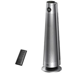 Dreo -  1500W Solaris 818 Oscillating Ceramic Indoor  Silver